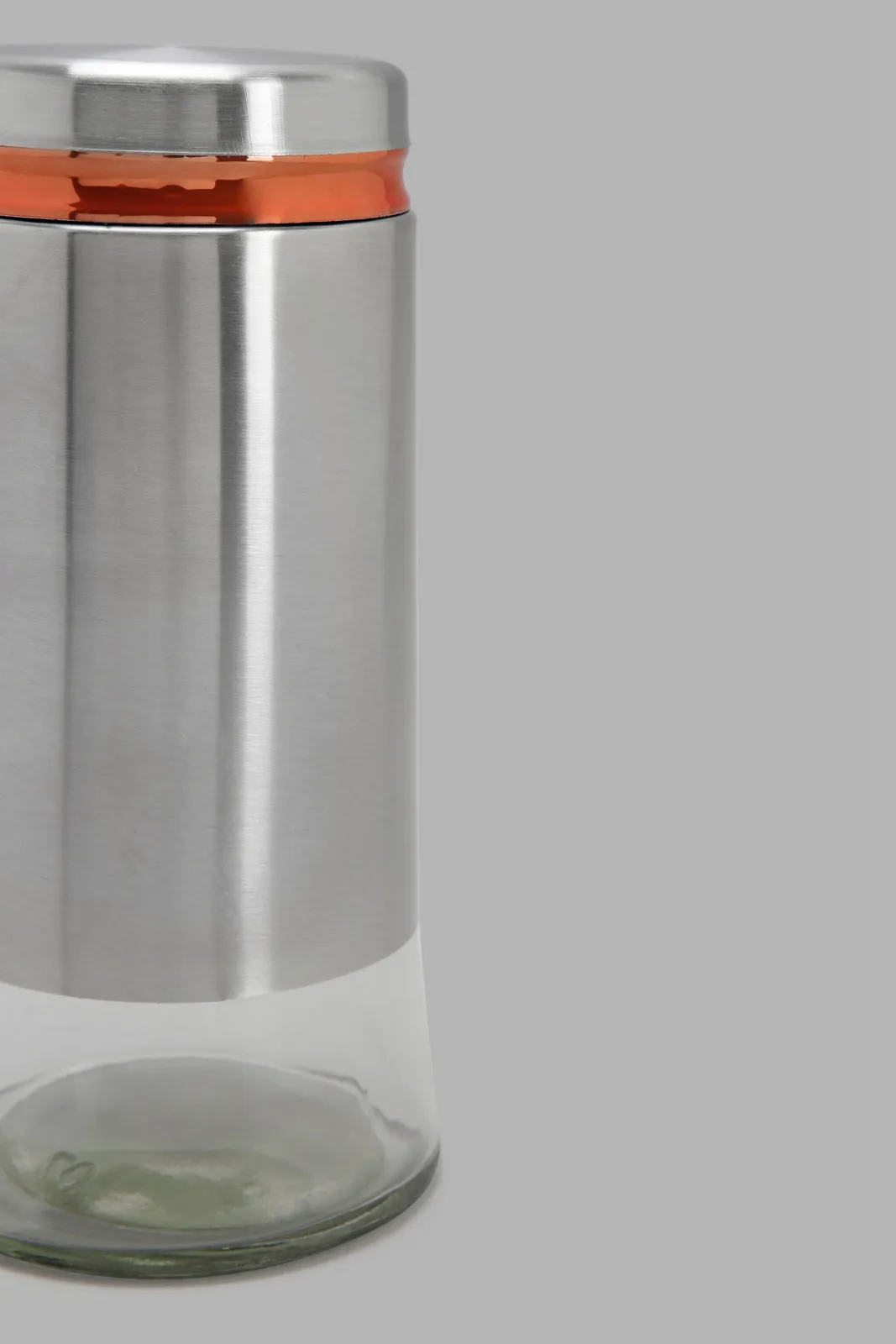 Silver Glass Storage Jar (Large)