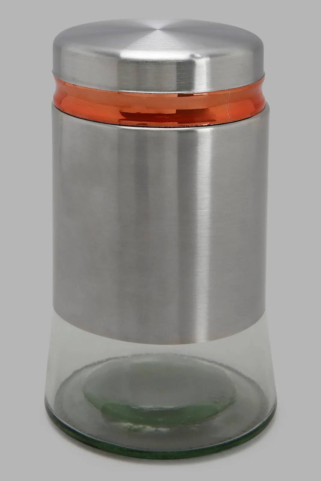 Silver Glass Storage Jar (Medium)