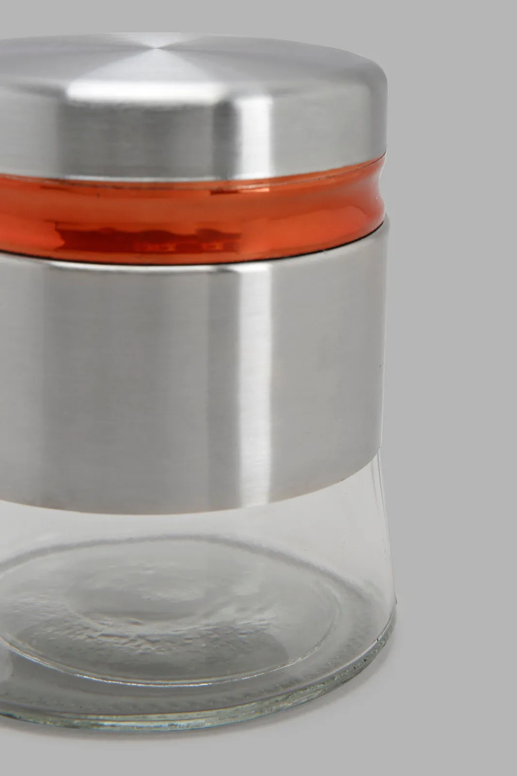 Silver Glass Storage Jar (Small)