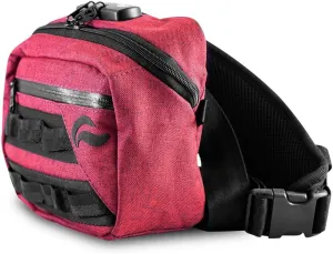 Skunk Kross Smell Proof Fanny Pack Hipster Bag w/Combo Lock (Burgundy)