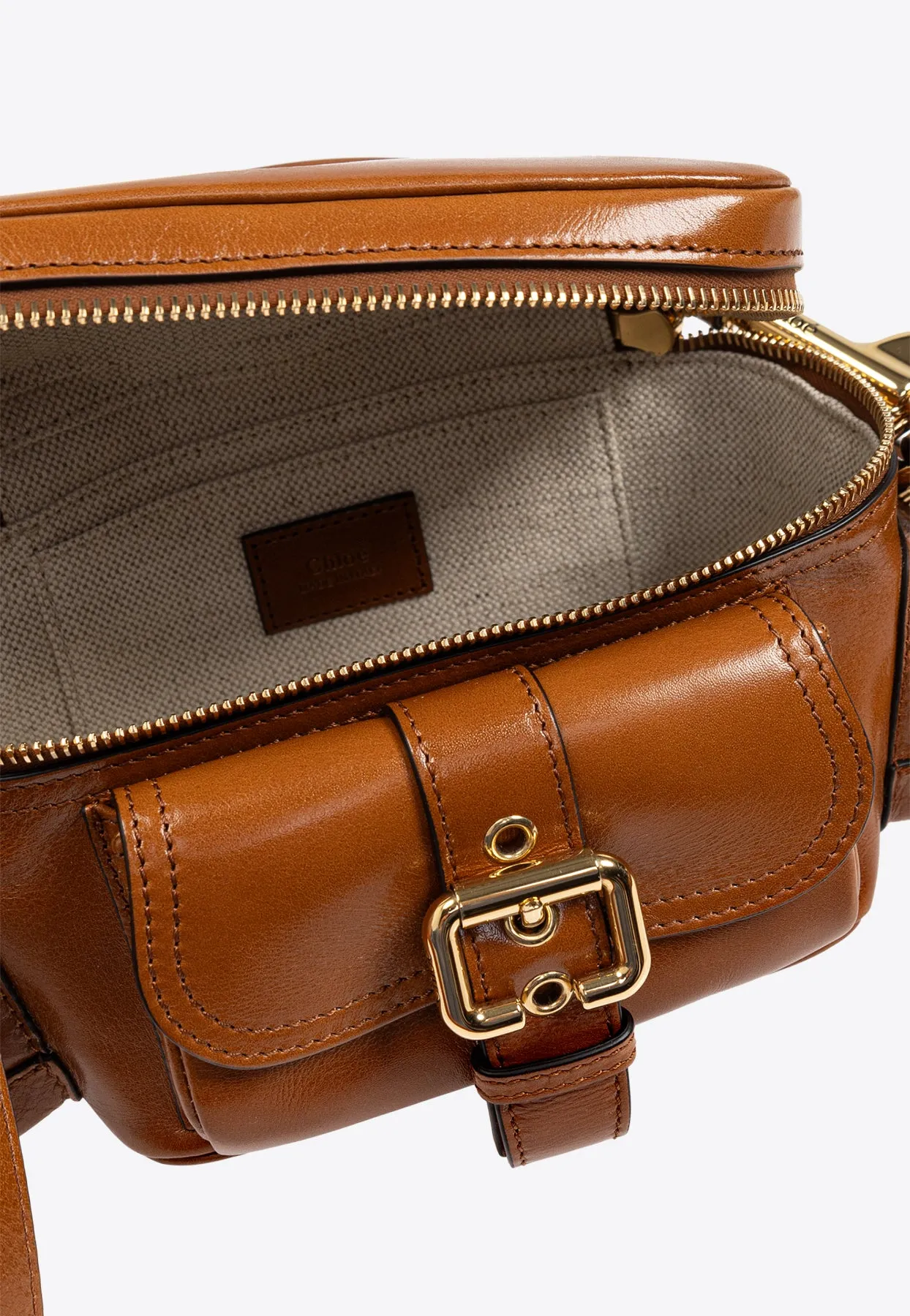Small Leather Camera Shoulder Bag