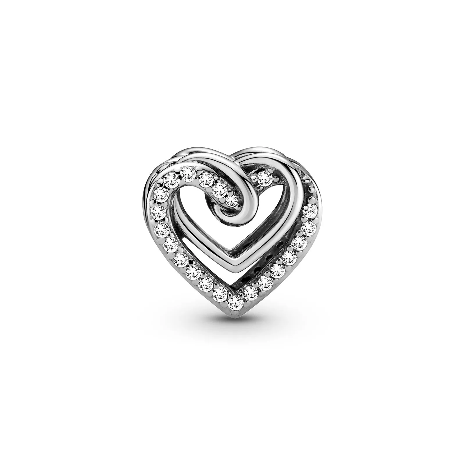 Sparkling Entwined Hearts Charm 799270C01