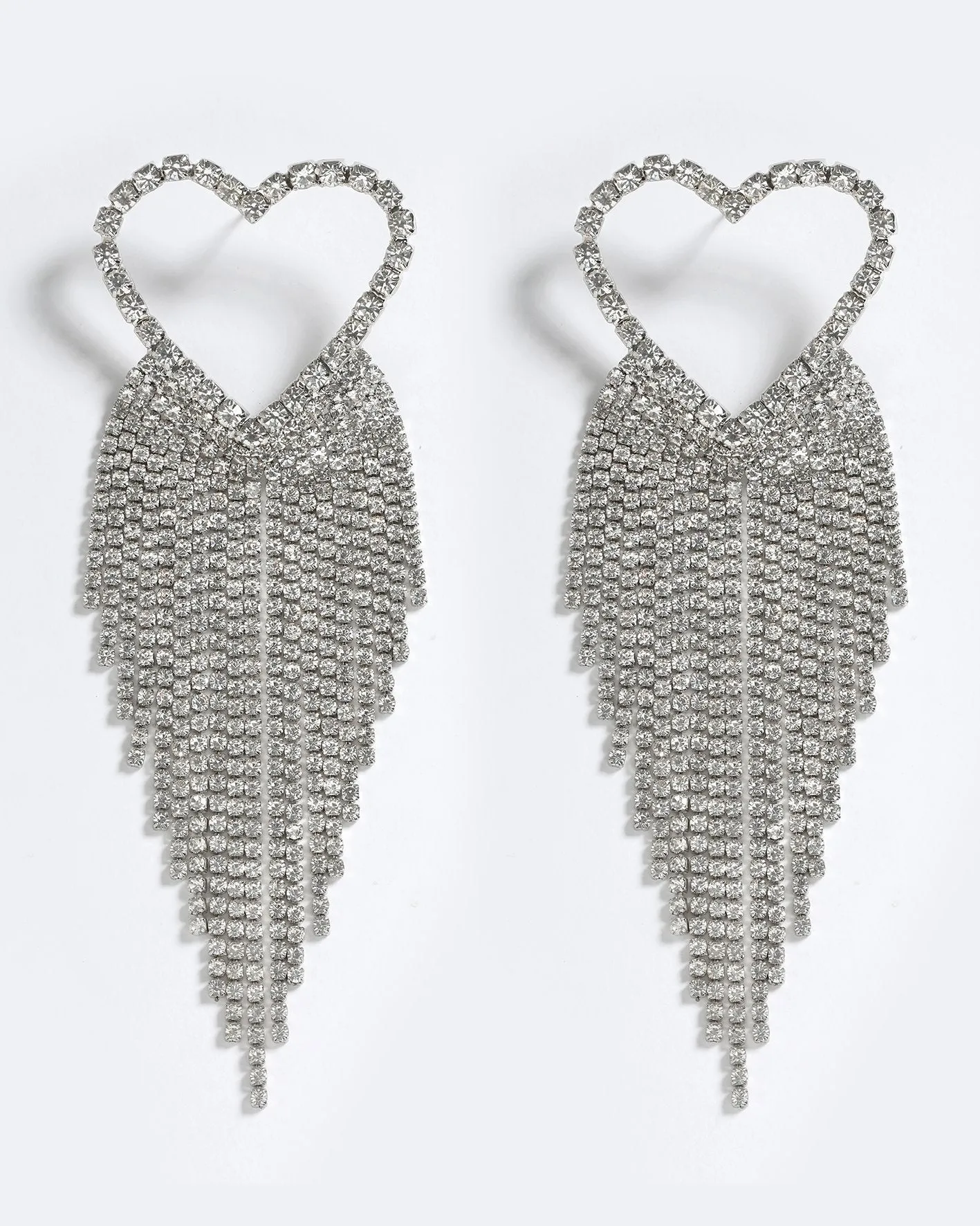 SPARKLING HEART EARRINGS