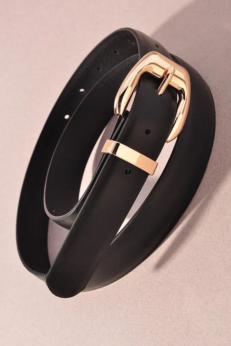 Squared Bubbled U Buckled Belt (multi)