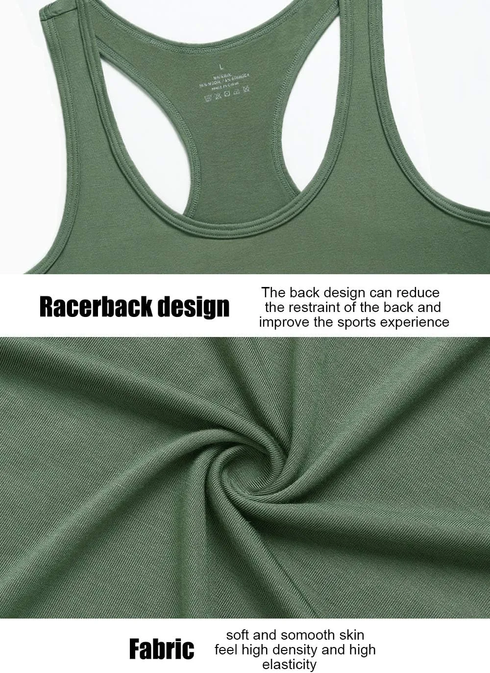 Star Vibe Racerback Workout Tank Tops for Women Basic Athletic Tanks Yoga Shirt Sleeveless Exercise Tops 4 Pack