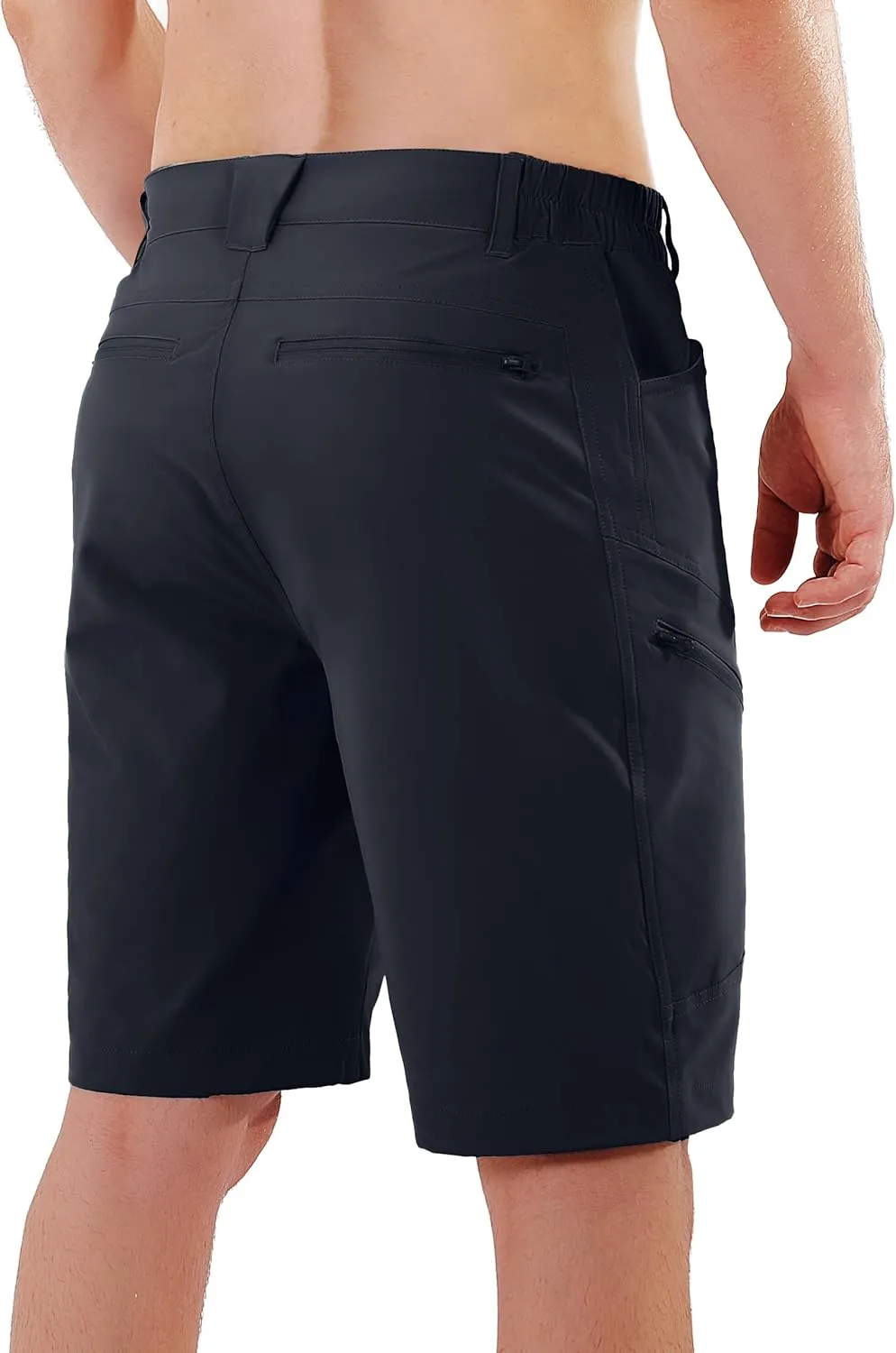 Stlight Men's Hiking Cargo Shorts Quick Dry Lightweight Tactical Shorts with Multi Pocket for Camping Fishing Golf