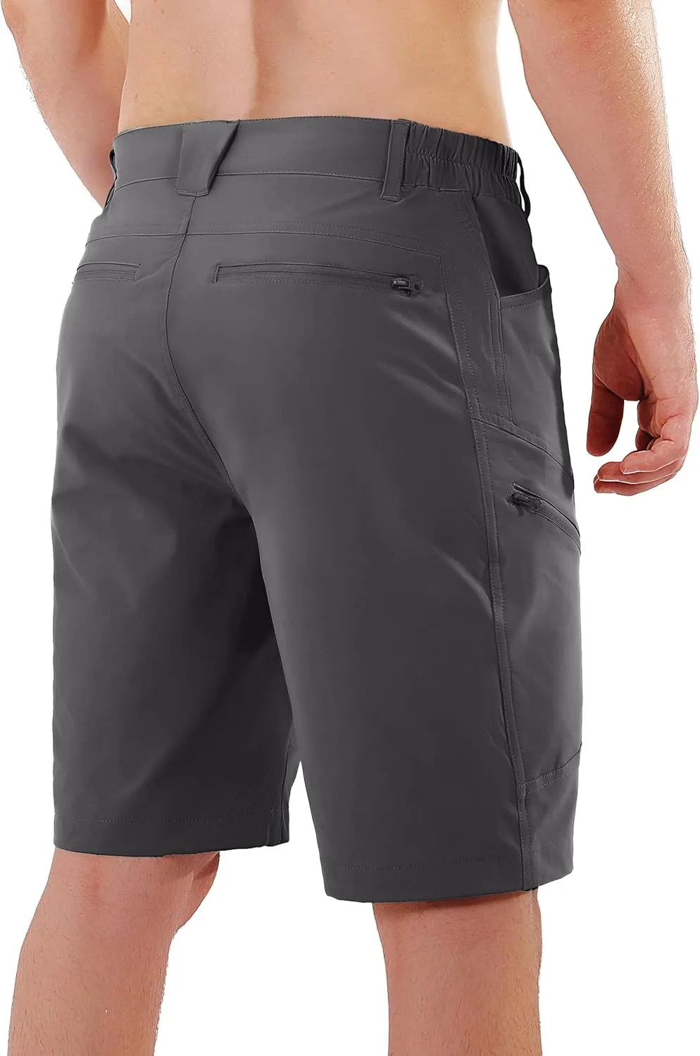 Stlight Men's Hiking Cargo Shorts Quick Dry Lightweight Tactical Shorts with Multi Pocket for Camping Fishing Golf
