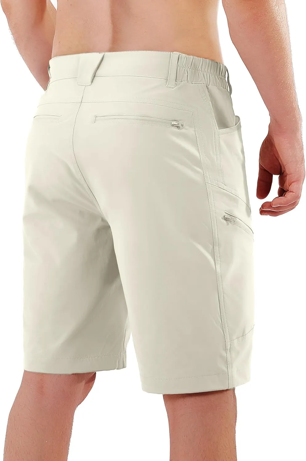 Stlight Men's Hiking Cargo Shorts Quick Dry Lightweight Tactical Shorts with Multi Pocket for Camping Fishing Golf