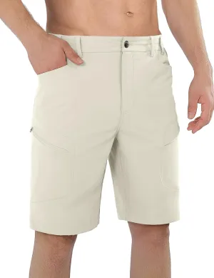 Stlight Men's Hiking Cargo Shorts Quick Dry Lightweight Tactical Shorts with Multi Pocket for Camping Fishing Golf