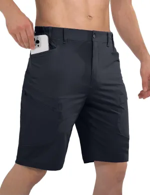 Stlight Men's Hiking Cargo Shorts Quick Dry Lightweight Tactical Shorts with Multi Pocket for Camping Fishing Golf
