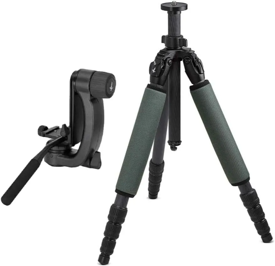 SWAROVSKI Optik PCT Professional Carbon Tripod with PTH Professional Tripod Head for Photographers and Optics Users
