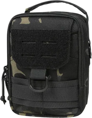 Tactical Emergency Kit Outdoor EDC Waist Pack Multifunctional Shoulder Crossbody Bag Practical Gadget Organizer for Outdoor Sports Hiking Camping Hunting Traveling Fishing Kit