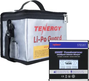 Tenergy T180 100W Balance Charger Discharger and Lipo Zipper Bag for Charging and Storage 8.5x6.5x5.7inches