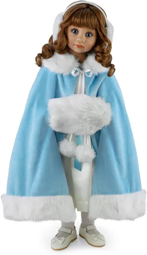 The Ashton-Drake Galleries: Victoria Poseable Child Doll in Winter Ensemble