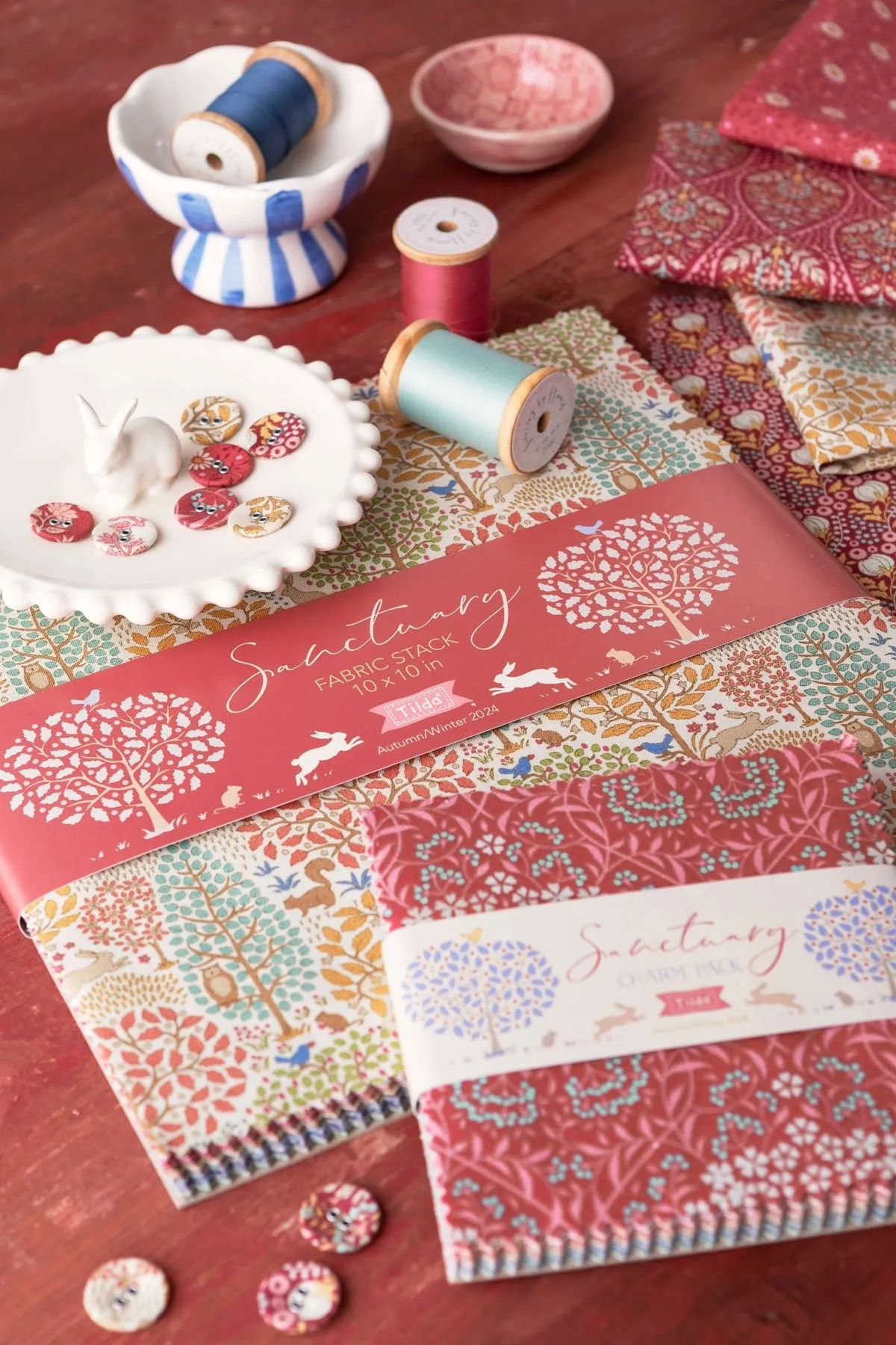 Tilda Sanctuary Fabric | 5'' Charm Pack (40)