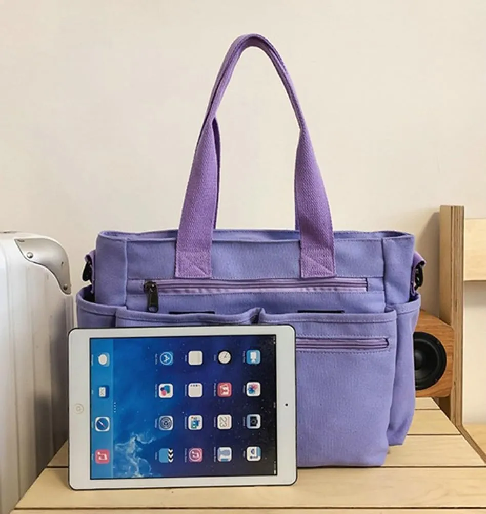 Tote Bag for Women Large Capacity with Pockets Crossbody Bag Purse for Sports