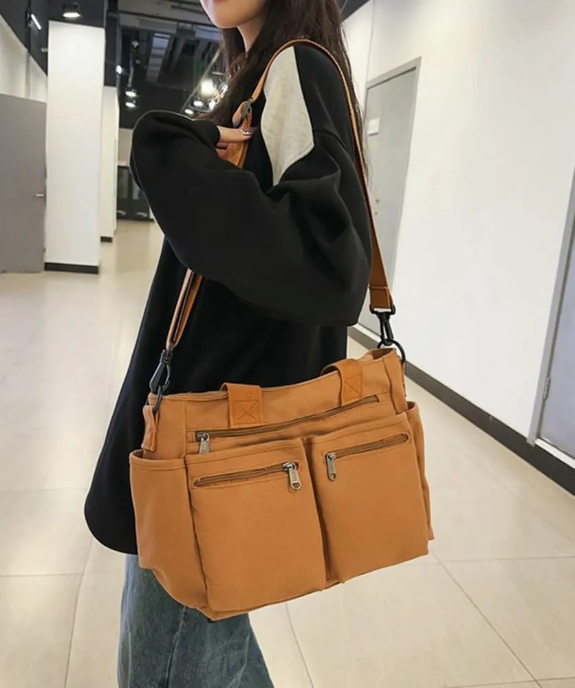 Tote Bag for Women Large Capacity with Pockets Crossbody Bag Purse for Sports