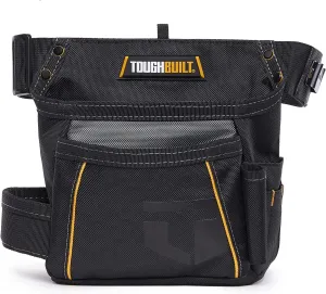 ToughBuilt - Apron Pouch - 6-Pockets with Durable Tape and Hammer Holders - Heavy Duty, Deluxe Premium Quality, Durable - (TB-310)