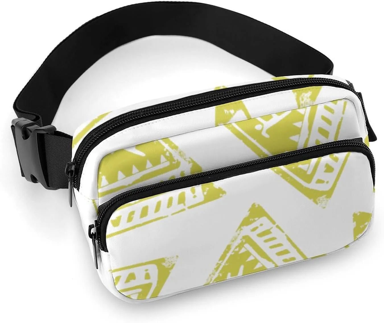 Trap Warning Fashion Fanny Pack Belt Bag Crossbody Bags for Women Men Waist Bag with Adjustable Strap