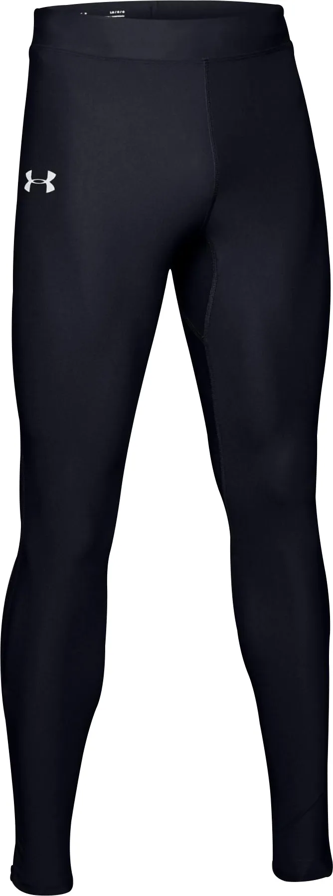Under Armour Qualifier HeatGear Mens Long Running Tights - Black