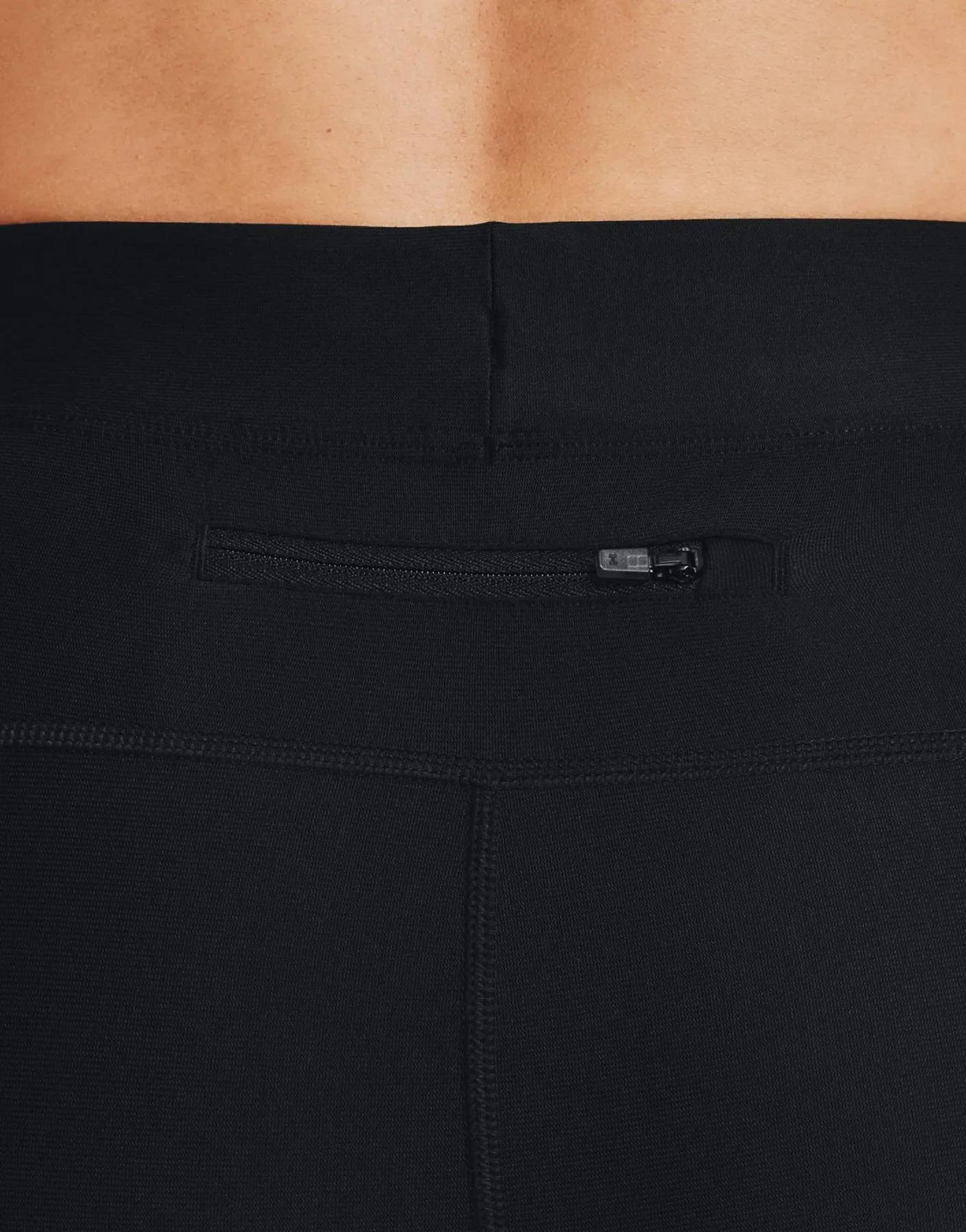 Under Armour Qualifier HeatGear Mens Long Running Tights - Black