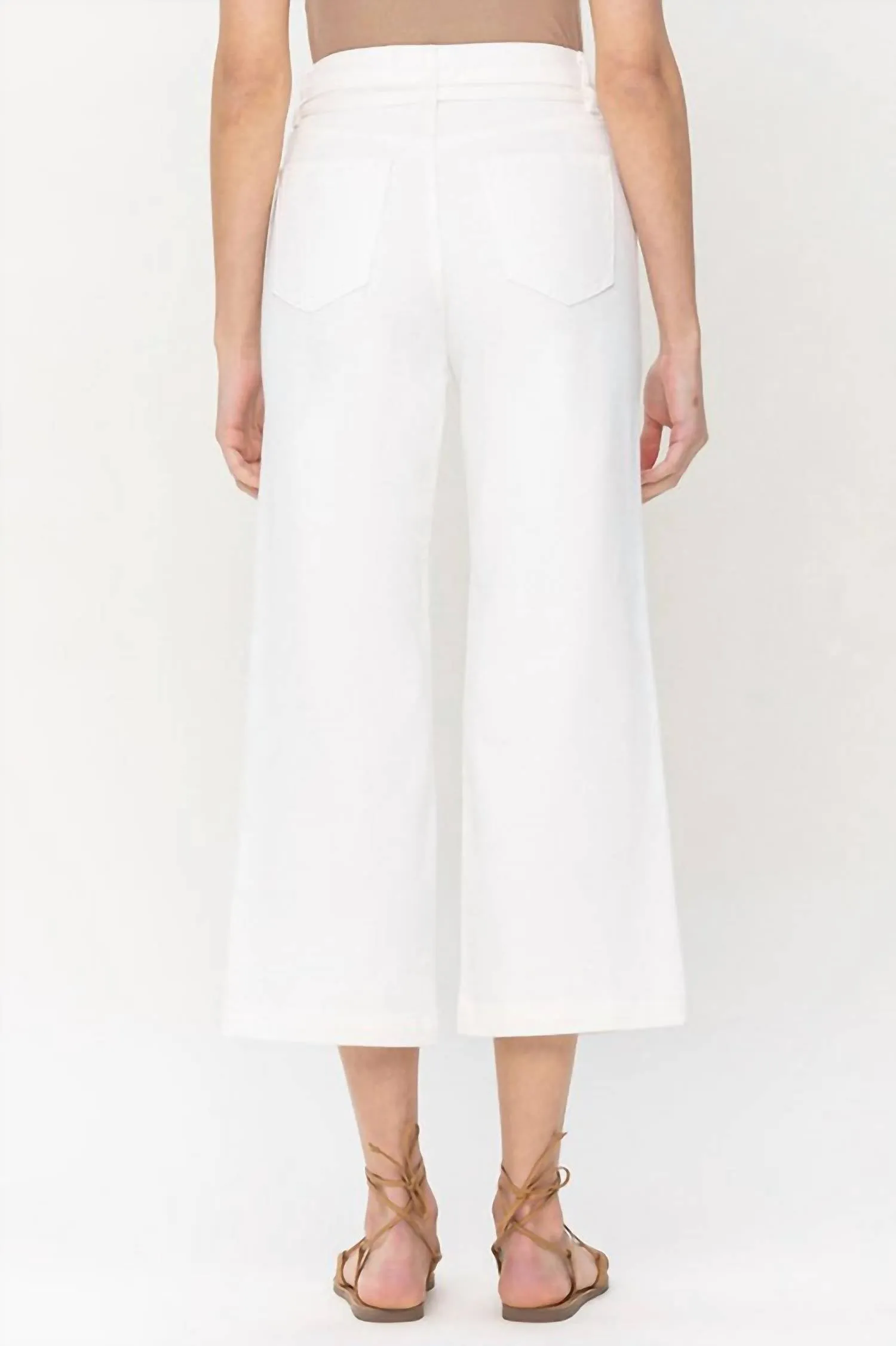 Vervet By Flying Monkey - High Rise Crop Wide Leg Jean
