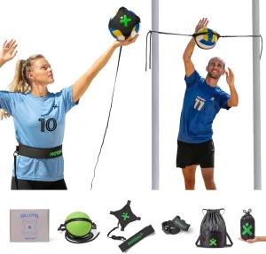 Volleyball Training Equipment Aid 'Volleypal' – Solo Volleyball Equipment for Practicing Serve, Spike, Set & Pass; Volleyball Practice Equipment Gift for Beginners & Experts
