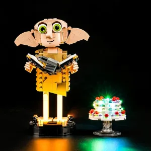 VONADO LED Light Kit Compatible with Dobby The House-Elf 76421, Creative Lighting Set Accessories Compatible with 76421 Building Set (Lights Only, No Models)