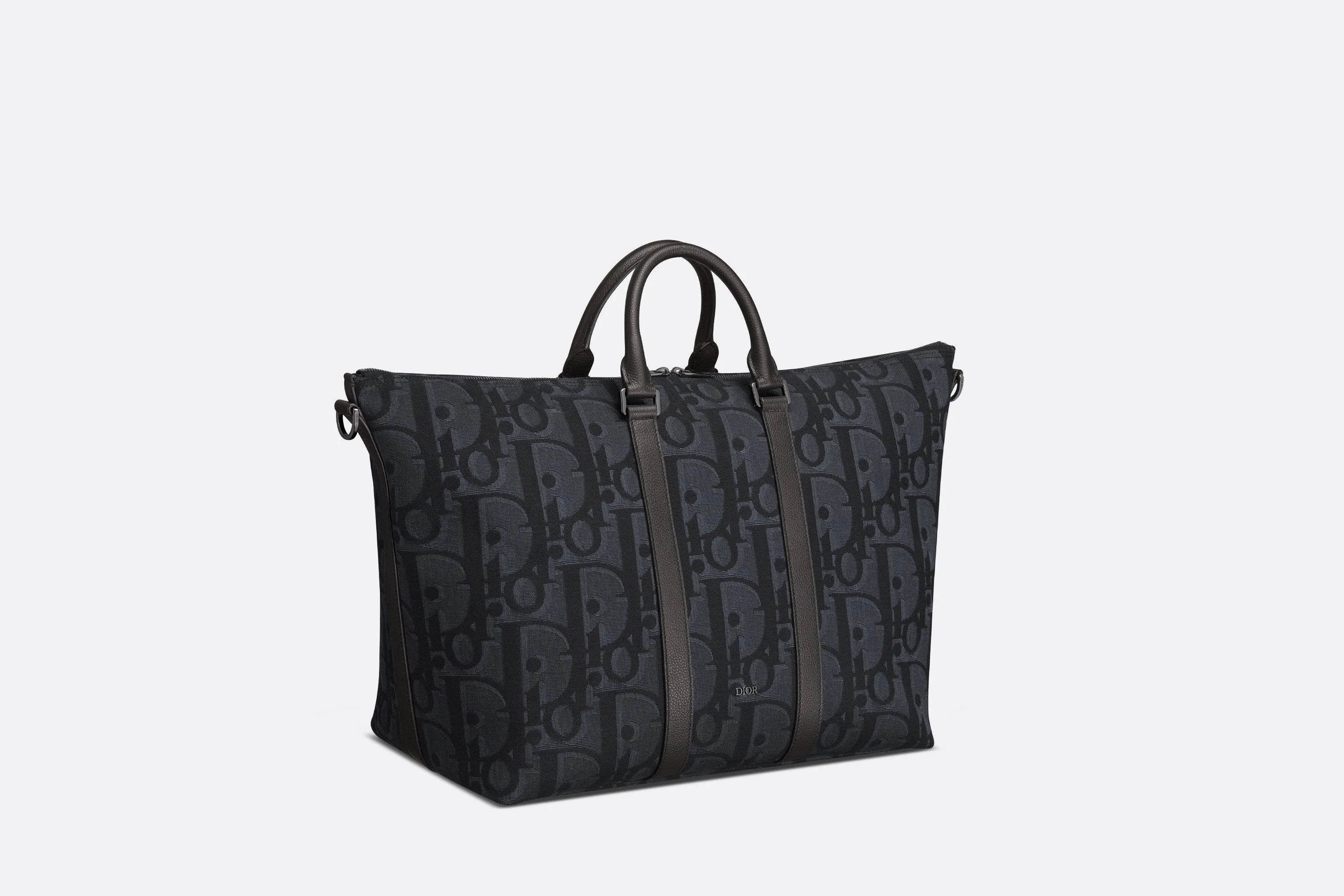 Weekender 40 Bag • Black Maxi Dior Oblique Jacquard