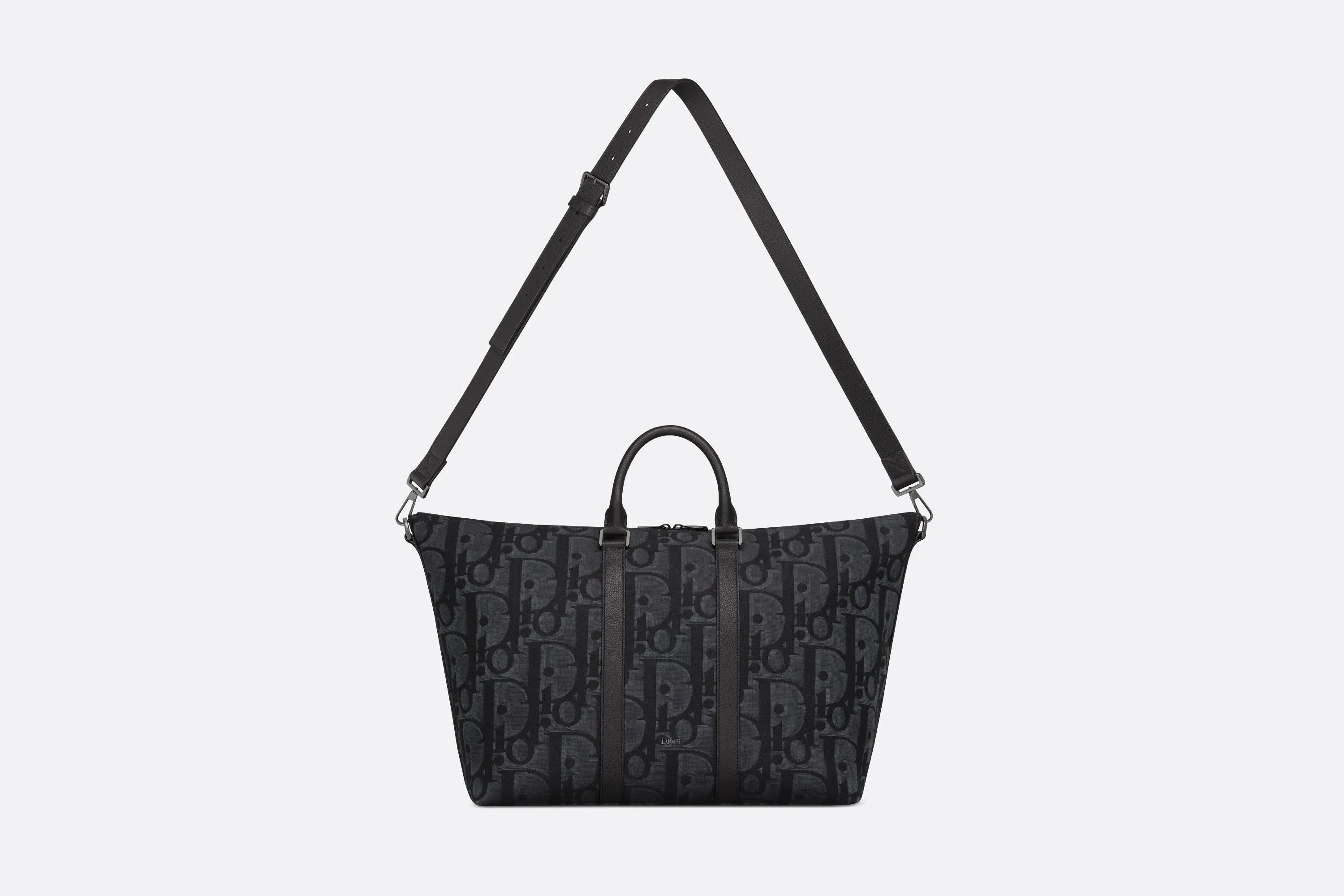 Weekender 40 Bag • Black Maxi Dior Oblique Jacquard