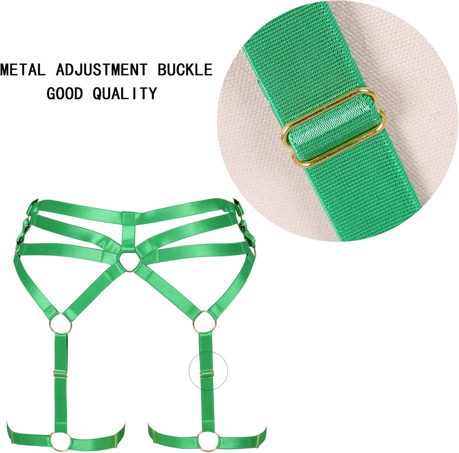 Woman Body Harness Garter Belt Punk Gothic Leg cage Lingerie Photography Dance Apparel