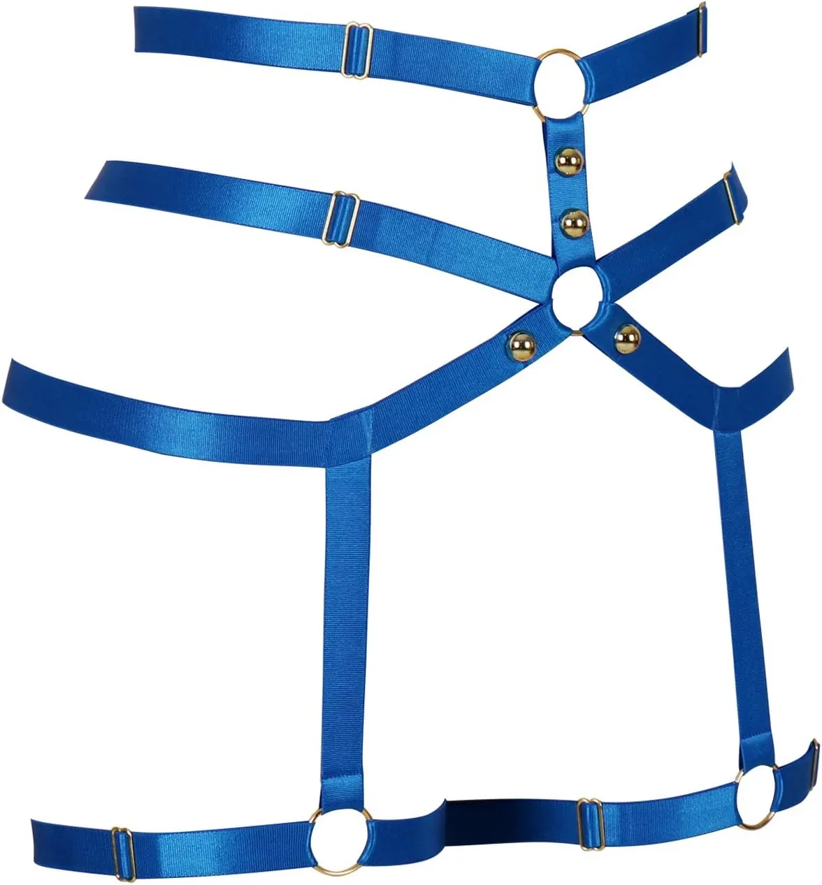 Women body harness Garter belt Leg strap Lingerie cage Soft Elasticity Carnival Punk Gothic Adjustable