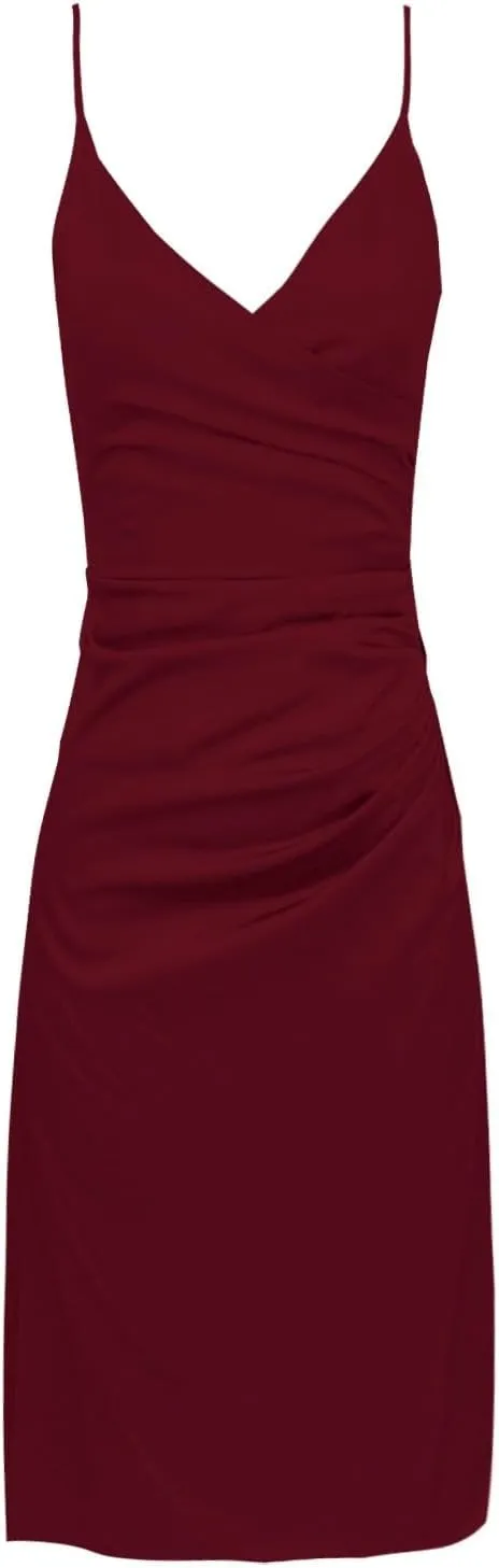 Women's Elegant Backless Pleated Satin Strapless Bridesmaid Dress Sequin Maxi Dress for Women