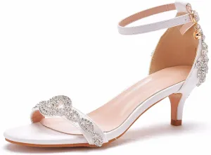 Women's Platform Stiletto Heels Open Toe Ankle Strappy High Heels Fashion Wedding Dressy Pump Sandals Shoes